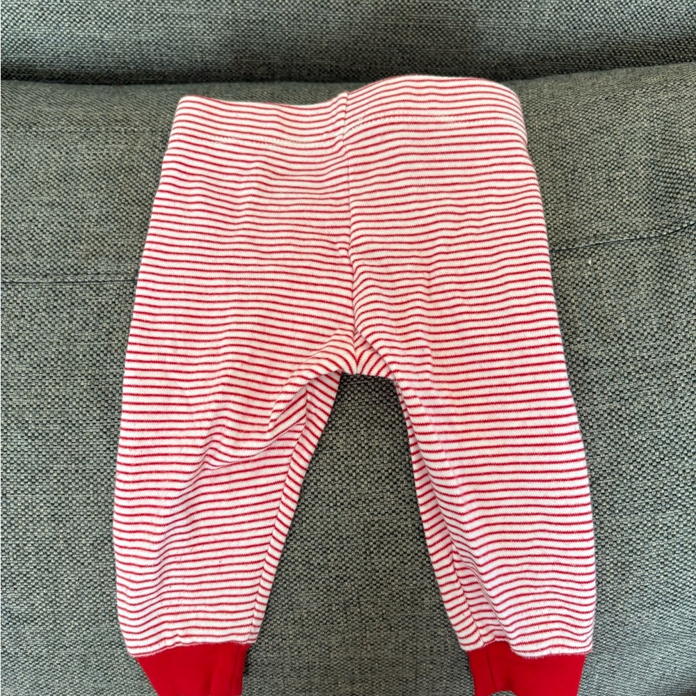 Lake Pima pajamas red stripe 9-12 months - Picture 8 of 9